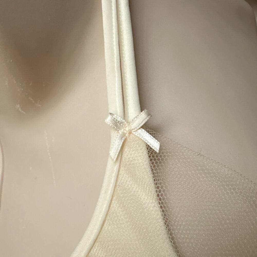 Ritratti Milano Demi Shell Cup Embroidered Padded Bra, Size 34B, Ivory - Picture 5 of 12